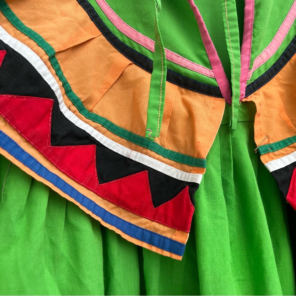 Vintage Micosukee Seminole Maxi Dress - Picture 6 of 14
